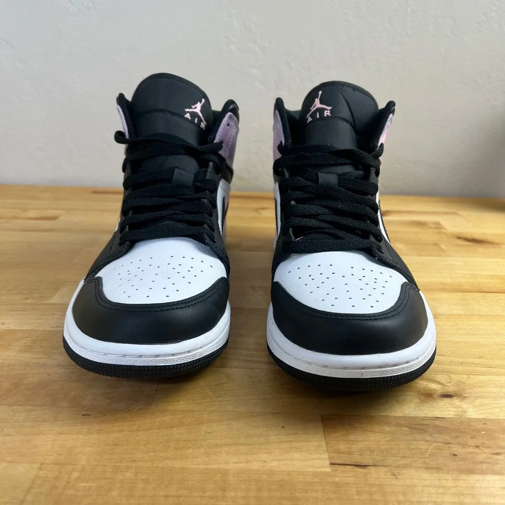 Nike Shoes Air Jordan 1 Mid Zen Master Men's Size 9.5 Black White Purple DM1200